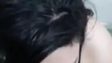 Big boob girl gives a desi blowjob to her lover