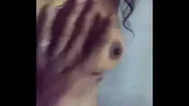 Sexy ranchi girl stripping and flaunting boobs