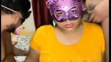 DESI BIGBOOBS GIRL PLAYING 2 IN 1 GAME WITH BESTIES