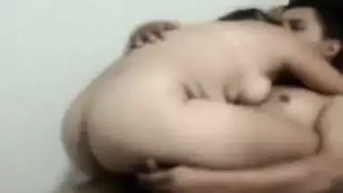 Indian couple fix a camcorder in their exercise...