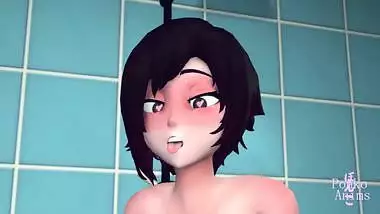 Ruby Takes a Guy's Ass with Her Fat Futanari Girlcock