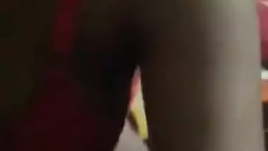 Cute sexy Bengali wife striptease show