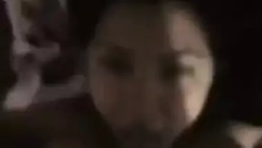 Big boob USA based Indian housewife getting...