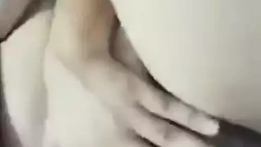 Chubby girlâ€™s Desi milk tank on display