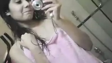 Charming Desi wife takes porn pictures of herself to send to lover