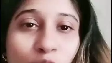 Beautiful wife shows boobs on video call to ex-lover