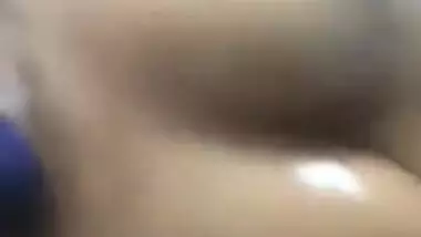 Oiled boobs bouncing